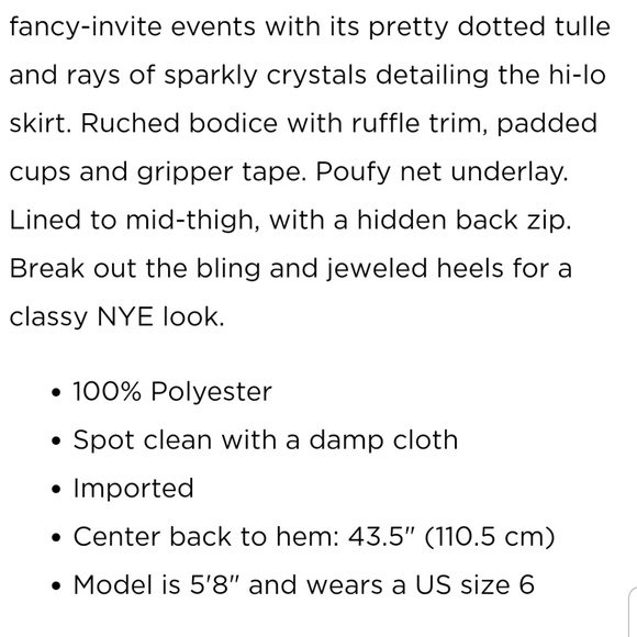 LAST ONE! bebe CRYSTAL BURST TULLE DRESS - Picture 6 of 10